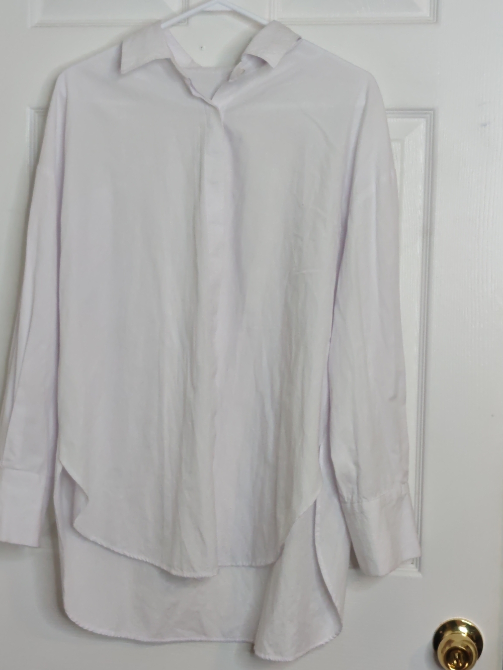 Men's Classic Long-Sleeve Button-Front Shirt - White